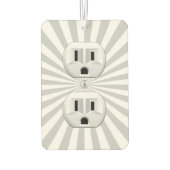 電気プラグ壁コンセントカスタマイズおもしろい! カーエアーフレッシュナー (裏面)