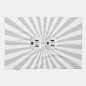 電気プラグ壁コンセントカスタマイズおもしろい! キッチンタオル (横)