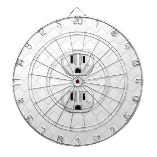 電気プラグ壁コンセントカスタマイズおもしろい ダーツボード (正面)
