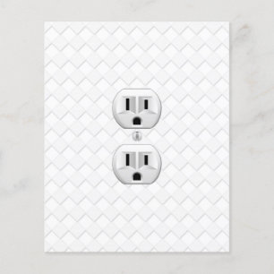 電気プラグ壁コンセントカスタマイズおもしろい チラシ
