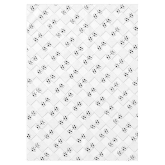 電気プラグ壁コンセントカスタマイズおもしろい テーブルクロス (正面)