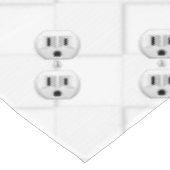 電気プラグ壁コンセントカスタマイズおもしろい テーブルクロス (アングル)