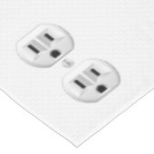 電気プラグ壁コンセントカスタマイズおもしろい テーブルクロス (アングル)
