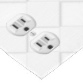 電気プラグ壁コンセントカスタマイズおもしろい テーブルクロス (アングル)
