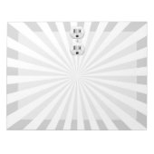 電気プラグ壁コンセントカスタマイズおもしろい! ノートパッド (正面)