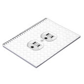 電気プラグ壁コンセントカスタマイズおもしろい ノートブック (左側)