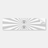 電気プラグ壁コンセントカスタマイズおもしろい! バンパーステッカー (正面)