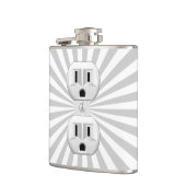 電気プラグ壁コンセントカスタマイズおもしろい! フラスク (左)