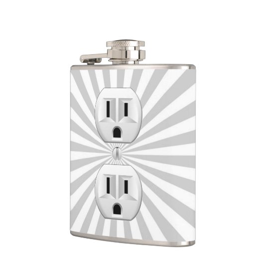 電気プラグ壁コンセントカスタマイズおもしろい! フラスク (左)