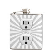 電気プラグ壁コンセントカスタマイズおもしろい! フラスク (正面)