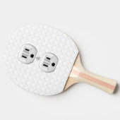 電気プラグ壁コンセントカスタマイズおもしろい 卓球ラケット (横)