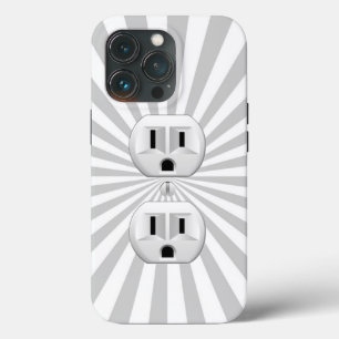 電気プラグ壁コンセントカスタマイズおもしろい! iPhone 13 PROケース