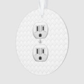 電気プラグ壁出口おもしろいThis オーナメント (正面)