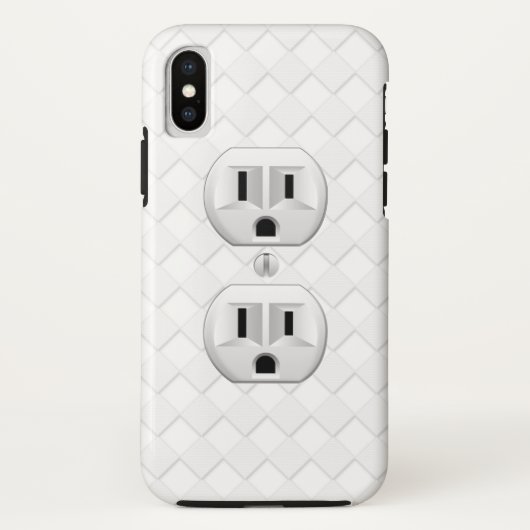 電気プラグ壁出口おもしろいThis Case-Mate iPhoneケース (裏面)