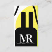 電気プラグ電気技師ビジネスブランディング 名刺 (正面)