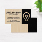 電気プラグ電球 |電気工事士アイコン (デスク)