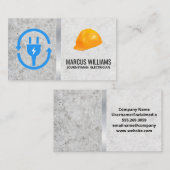 電気プラグ | ハードハット 名刺 (正面/裏面)