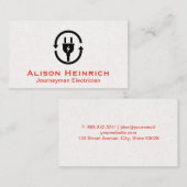 電気プラグ 名刺 (正面/裏面)