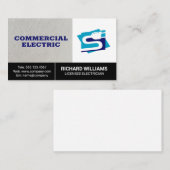 電気プラグ | 電力エネルギー 名刺 (正面/裏面)