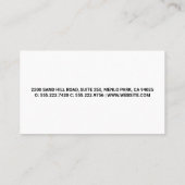 電気プラグ | 電気技師 名刺 (裏面)