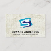 電気プラグ | 電気技師 名刺 (正面)