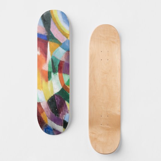 電気プリズム |ソニア・ドローネー | スケートボード (正面)