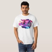電気ヘルド – 合成波馬v2 tシャツ (正面フル)