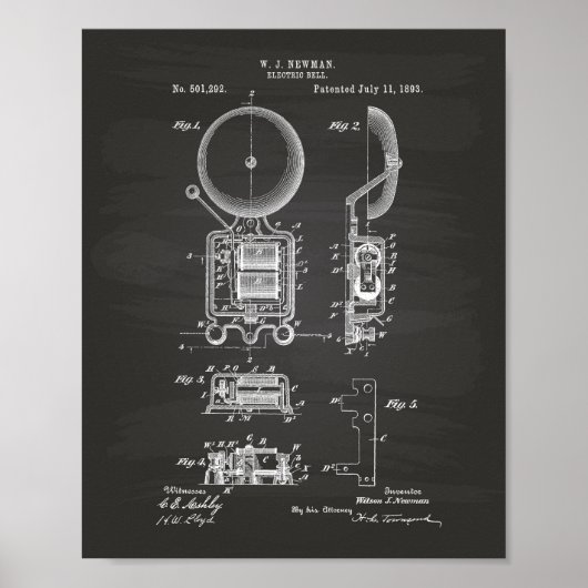 電気ベル1893特許技術 – シャルボード ポスター (正面)