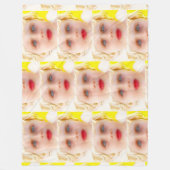 電気ボーイ フリースブランケット (正面)