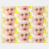 電気ボーイ フリースブランケット (正面(横))