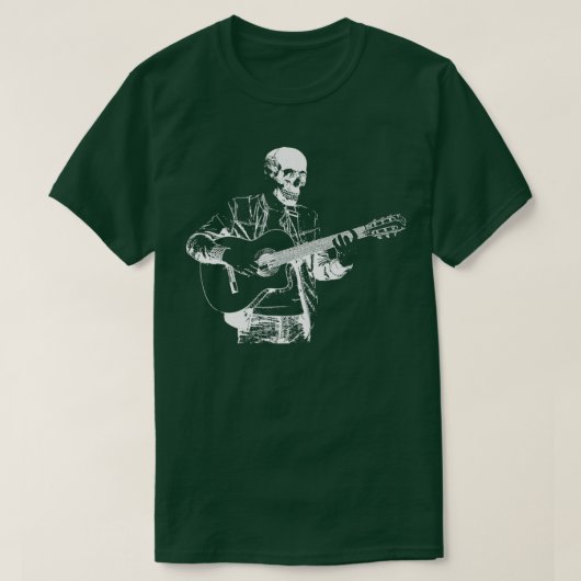 電気ミュージシャンEGuitarロックギタリストギターズケ Tシャツ (デザイン正面)