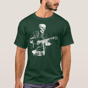 電気ミュージシャンEGuitarロックギタリストギターズケ Tシャツ