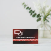 電気モダンプロフェッショナルDJ名刺 名刺 (スタンド正面)