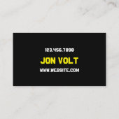 電気モダン技師 名刺 (裏面)