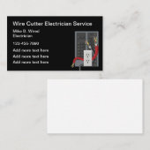 電気ユニーク名刺 名刺 (正面/裏面)