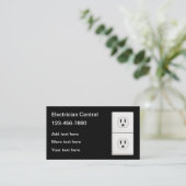 電気ユニーク技師新名刺 名刺 (スタンド正面)