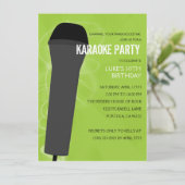 電気ライムロックアウトカラオケ誕生パーティー 招待状 (スタンド正面)