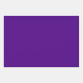 電気ラベンダーインディゴパープルシェード3トーン ラッピングペーパーシート (正面3)