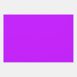 電気ラベンダーインディゴパープルシェード3トーン ラッピングペーパーシート