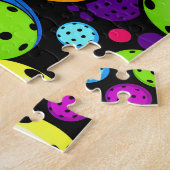 電気ラリーのピックボール ジグソーパズル (側面)