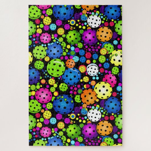 電気ラリーのピックボール ジグソーパズル (縦)