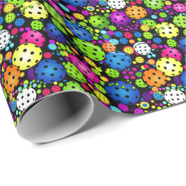 電気ラリーのピックボール ラッピングペーパー