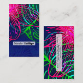 電気ルアウ(ハワイ式宴会)トロピカルナイトネオンアロハパラダイス 名刺 (正面/裏面)