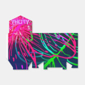 電気ルアウ（ハワイ式宴会）トロピカルナイトネオンアロハパーティー フェイバーボックス (折り畳みなし)