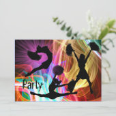 電気レーザーショーのチアリーダー 招待状 (スタンド正面)