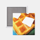 電気ワッフル マグネット (正面/裏面)