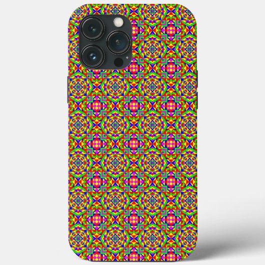 電気万華鏡のように千変万化するパターンケース – メイトiPhoneケース Case-Mate iPhoneケース (裏面)