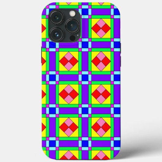 電気万華鏡のように千変万化するパターンケース – メイトiPhoneケース Case-Mate iPhoneケース (裏面)