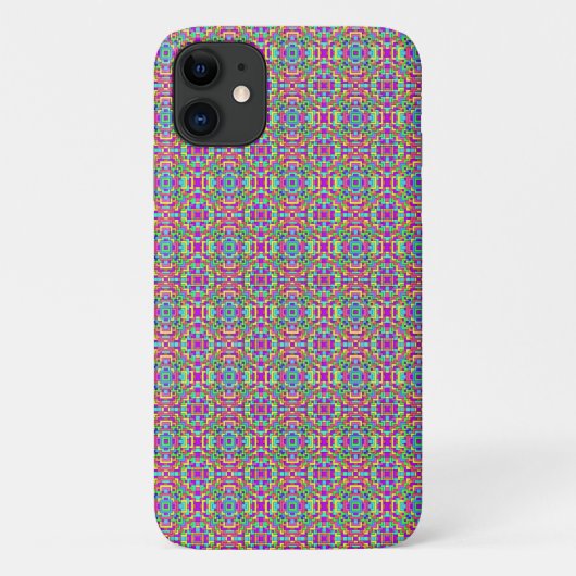 電気万華鏡のように千変万化するパターン Case-Mate iPhoneケース (裏面)