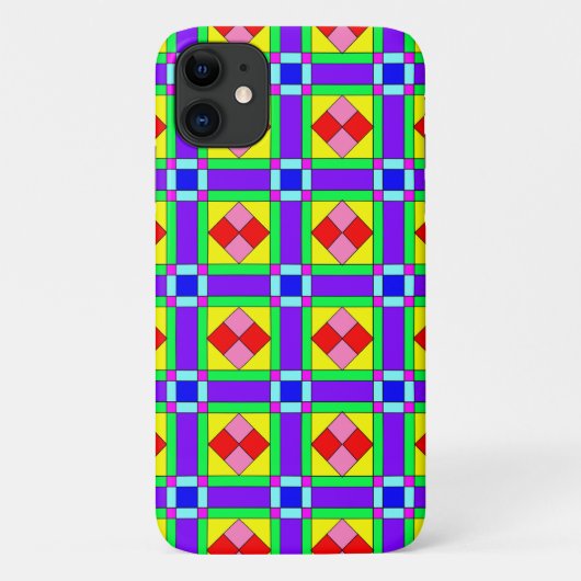 電気万華鏡のように千変万化するパターン Case-Mate iPhoneケース (裏面)